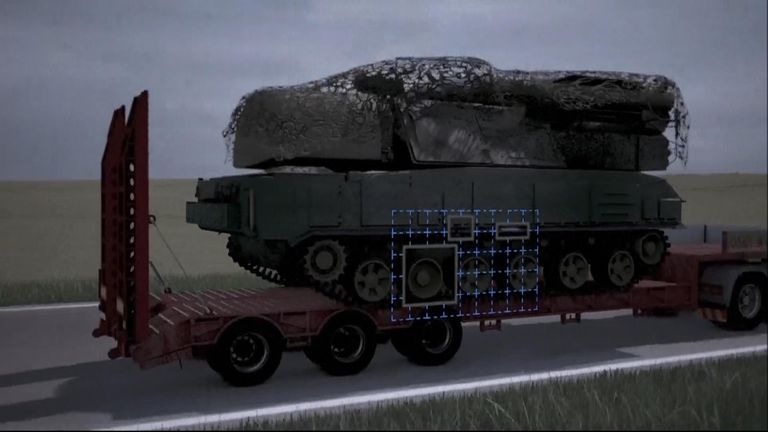 Les enquêteurs présentent une animation décrivant ce qu'ils pensent être les événements qui ont conduit à la destruction du vol MH17 de Malaysia Airlines
