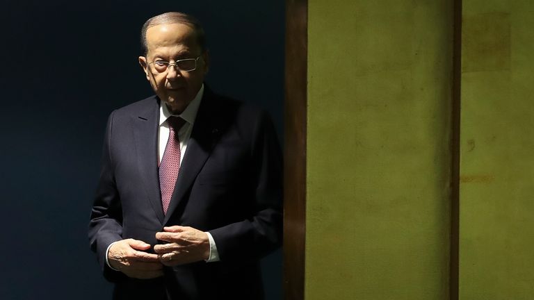 Michel Aoun a blâmé les administrations précédentes pour l'explosion
