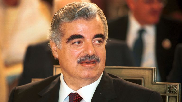 Ancien Premier ministre libanais Rafik Hariri