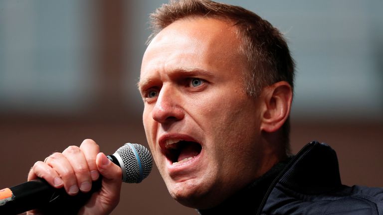 Le chef de l'opposition russe Alexei Navalny
