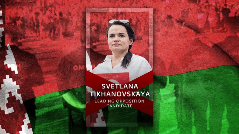 Svetlana Tsikhanouskaya, principale candidate de l'opposition en Biélorussie