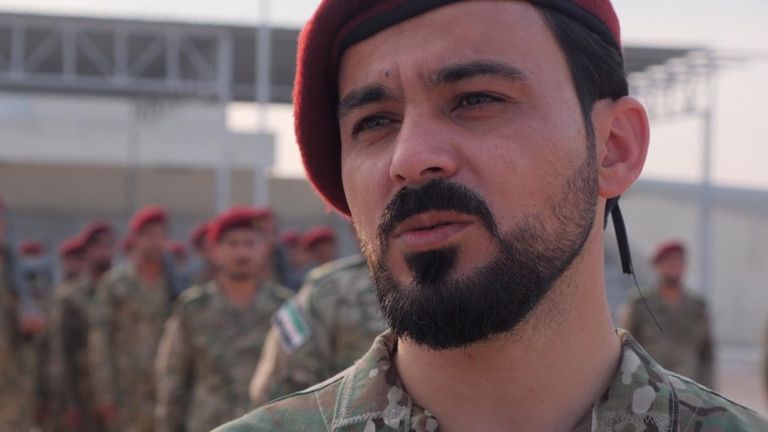 Commandant Saif Abu Baker de la division Al Hamza