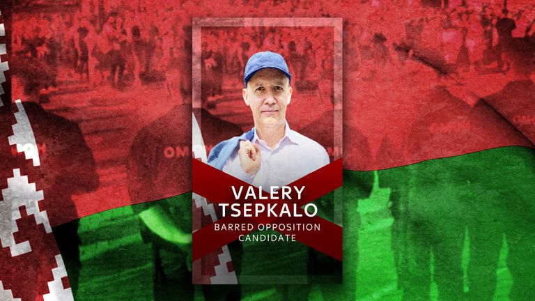 Valery Tsepkalo, un candidat de l'opposition exclu de l'élection présidentielle en Biélorussie