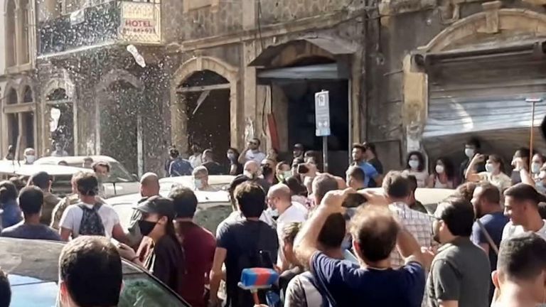 Un politicien libanais chahuté à Beyrouth