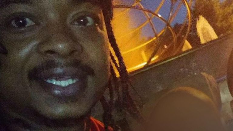 Jacob Blake, un homme noir abattu par la police dans le Wisconsin.  Pic: Ben Crump