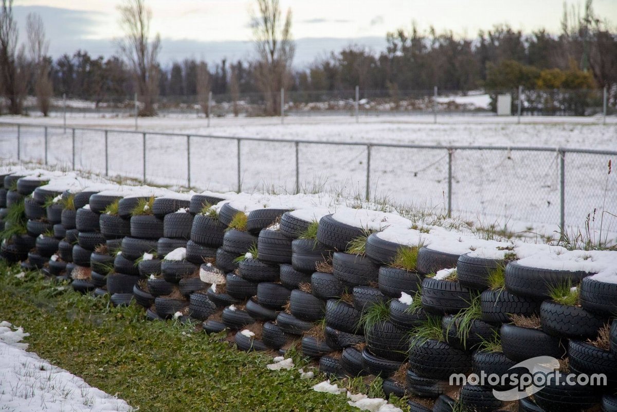 Symmons Plains couvertes de neige