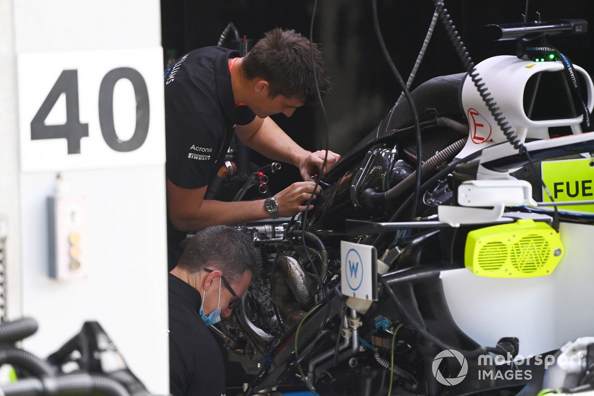 Détails techniques de la Williams FW43