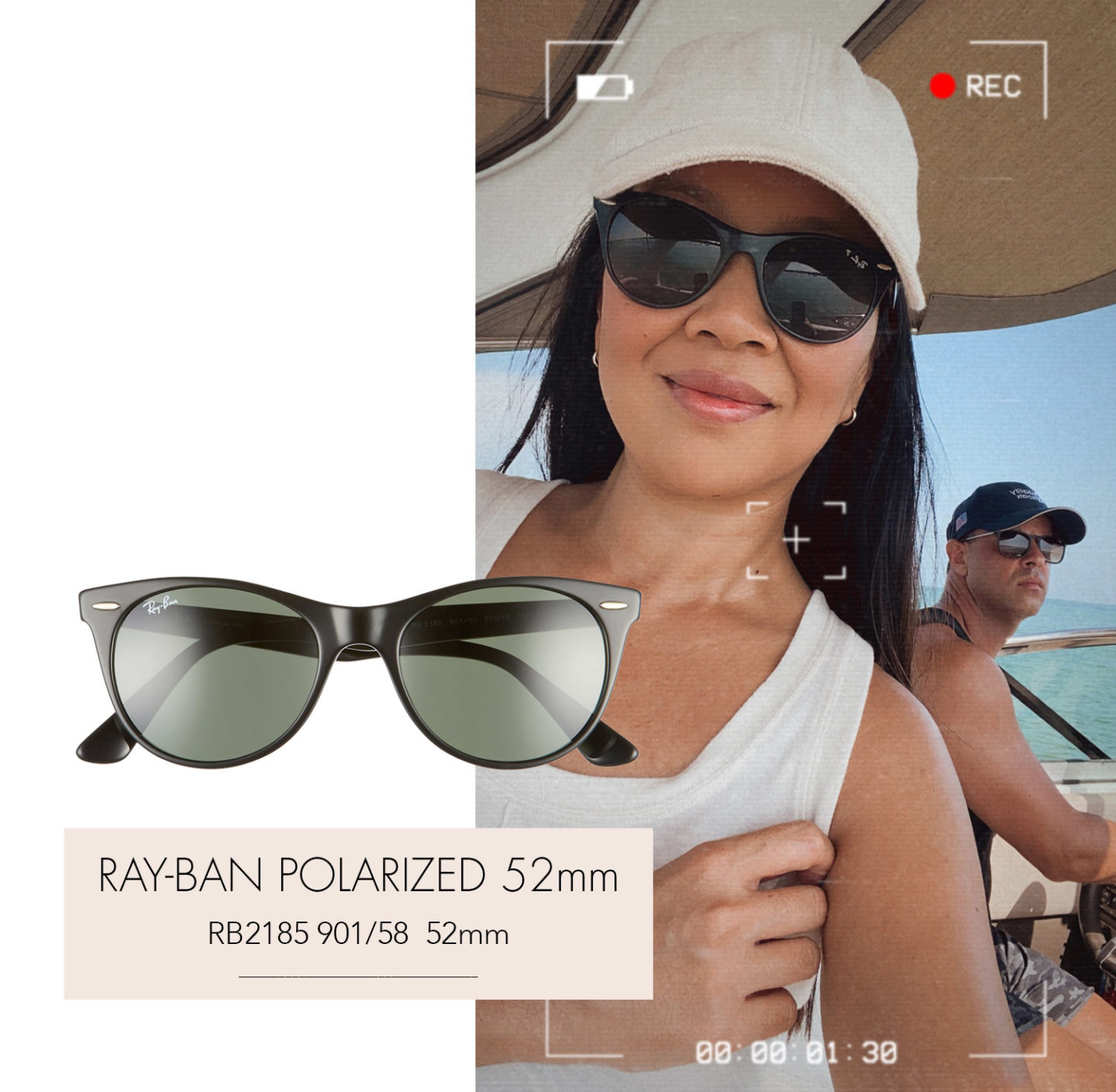Ray-Ban Wayfarer II 52mm Polarisé