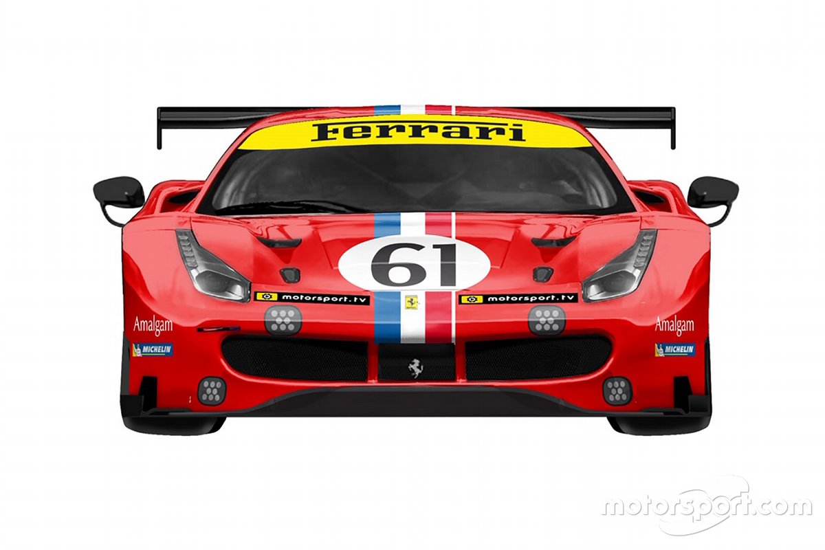 Livrée # 61 Luzich Racing Ferrari 488 GTE 
