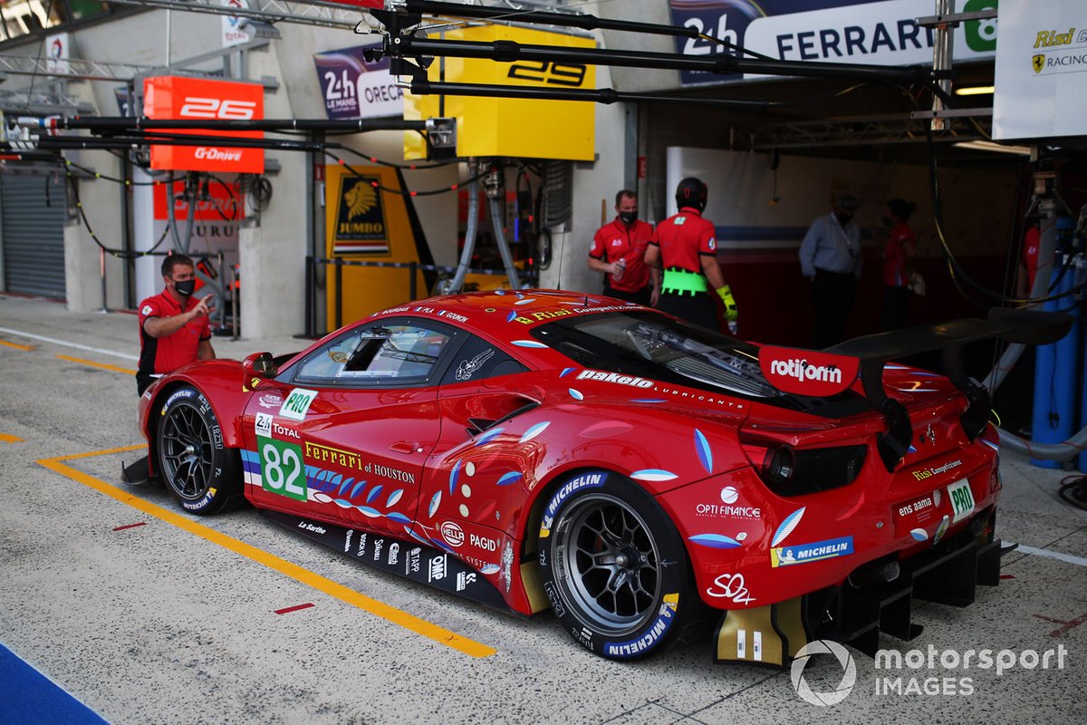 # 82 Risi Competizione Ferrari 488 GTE Evo: Olivier Pla, Sébastien Bourdais, Jules Gounon