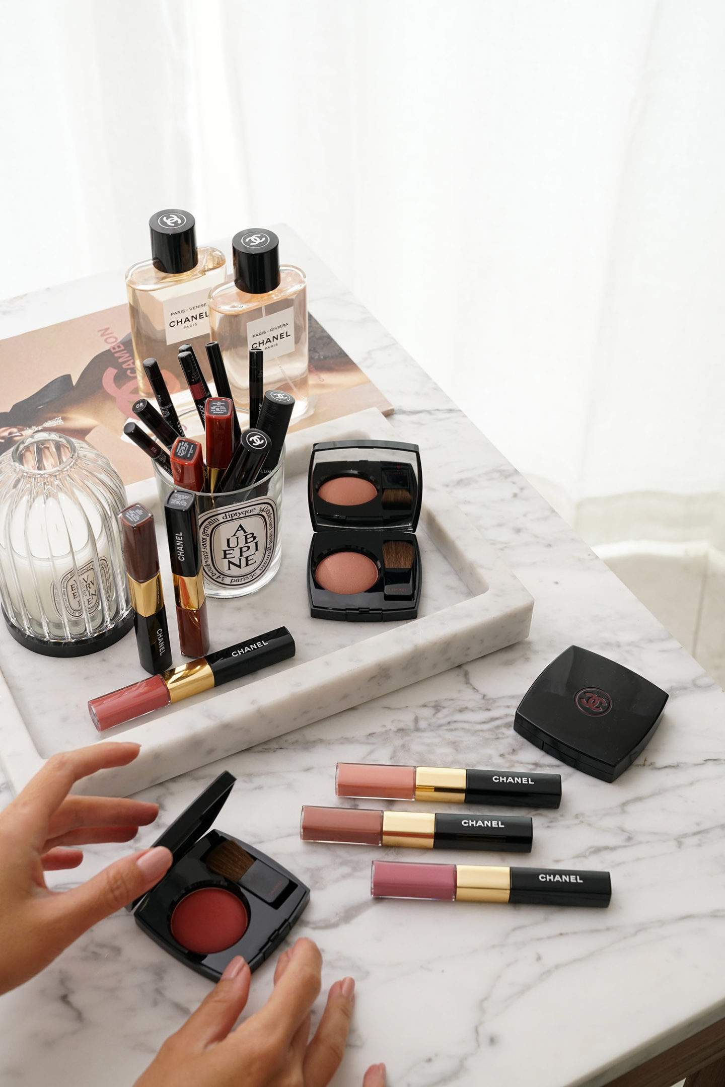Nouveau Chanel Le Rouge Duo Ultra Tenue Gloss et Joues Contraste Powder Blushes