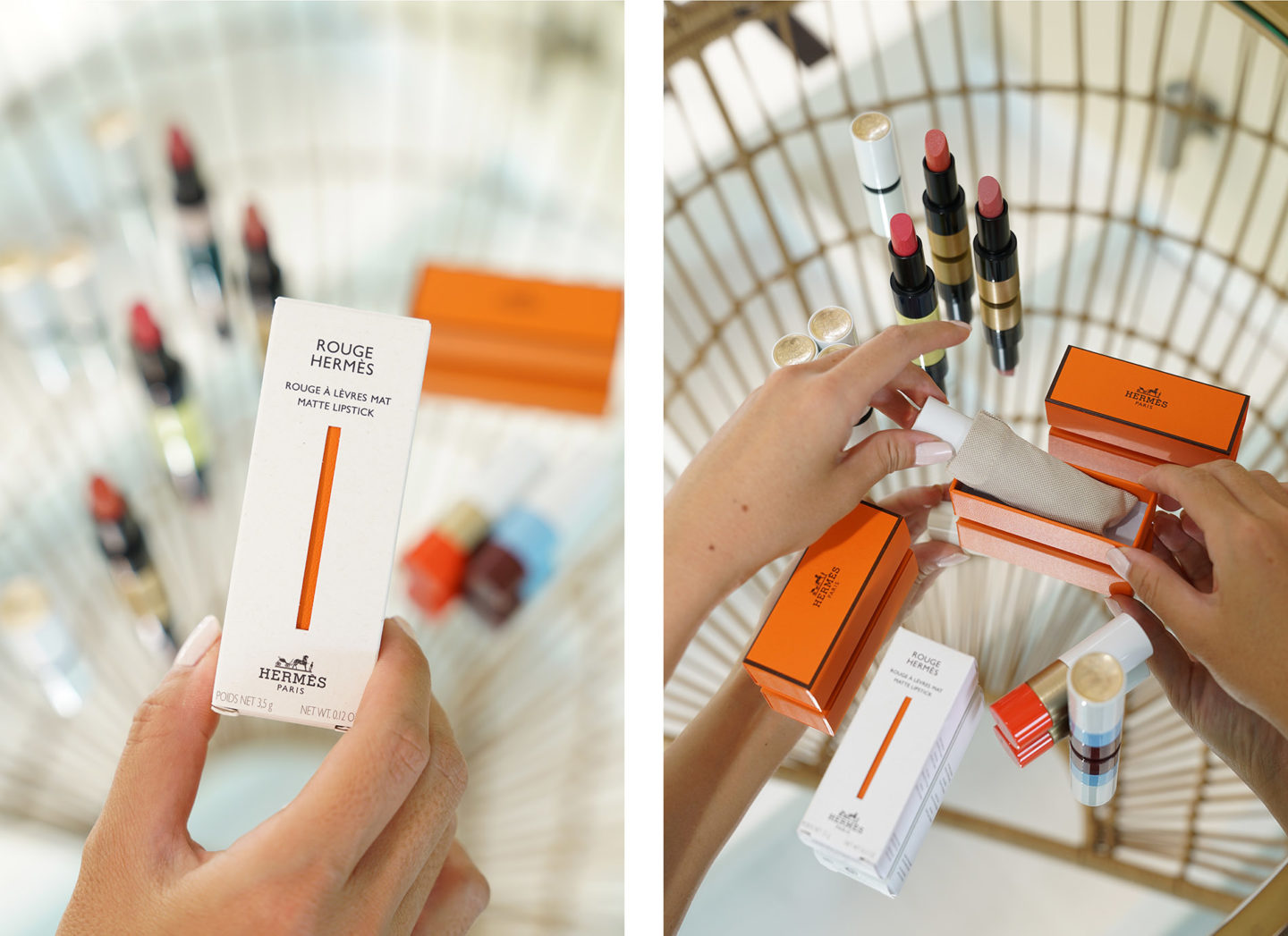 Examen et transport de rouge à lèvres Hermes | Le Look Book Beauté