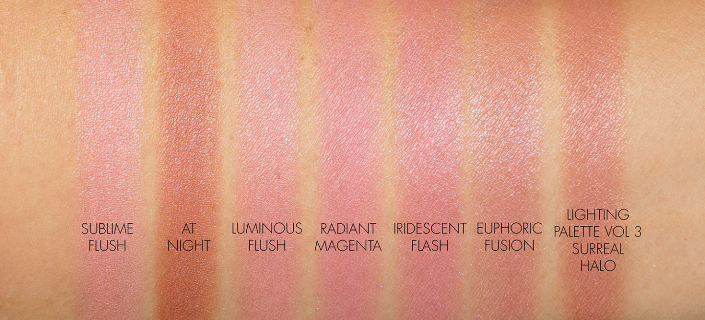 Échantillons de fard à joues Hourglass Ambient Lighting
