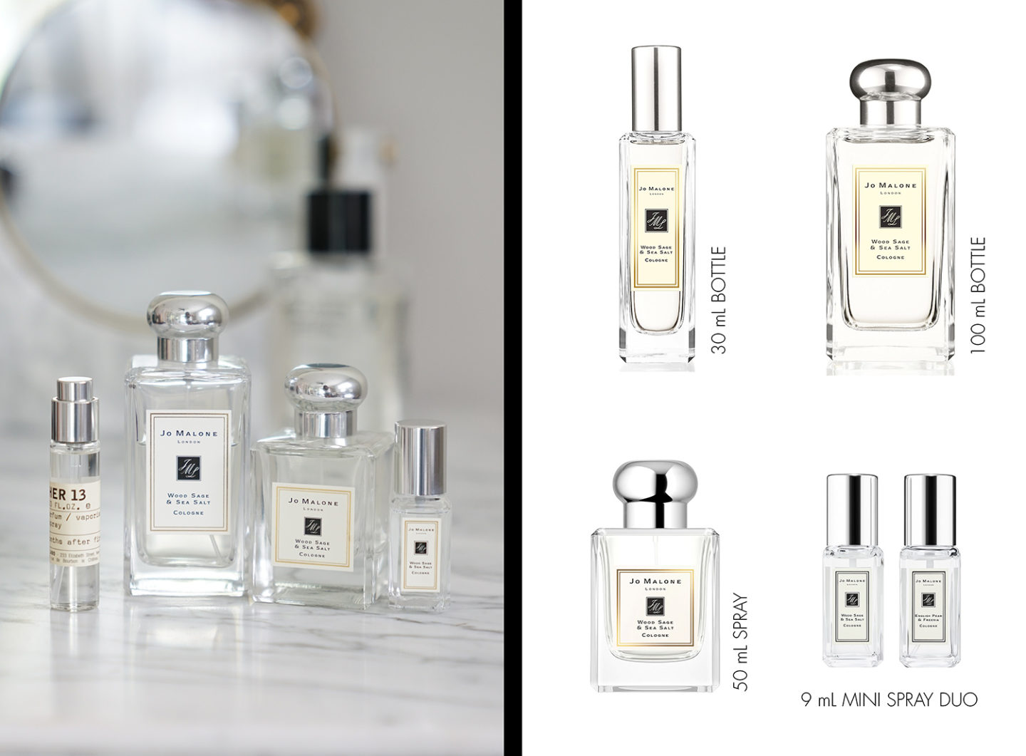 Eau de Cologne à la sauge et sel de mer
