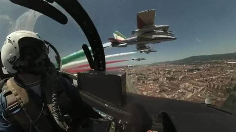Flypast en Italie