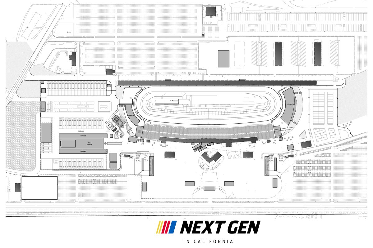 Plan de l'Auto Club Speedway de nouvelle génération 