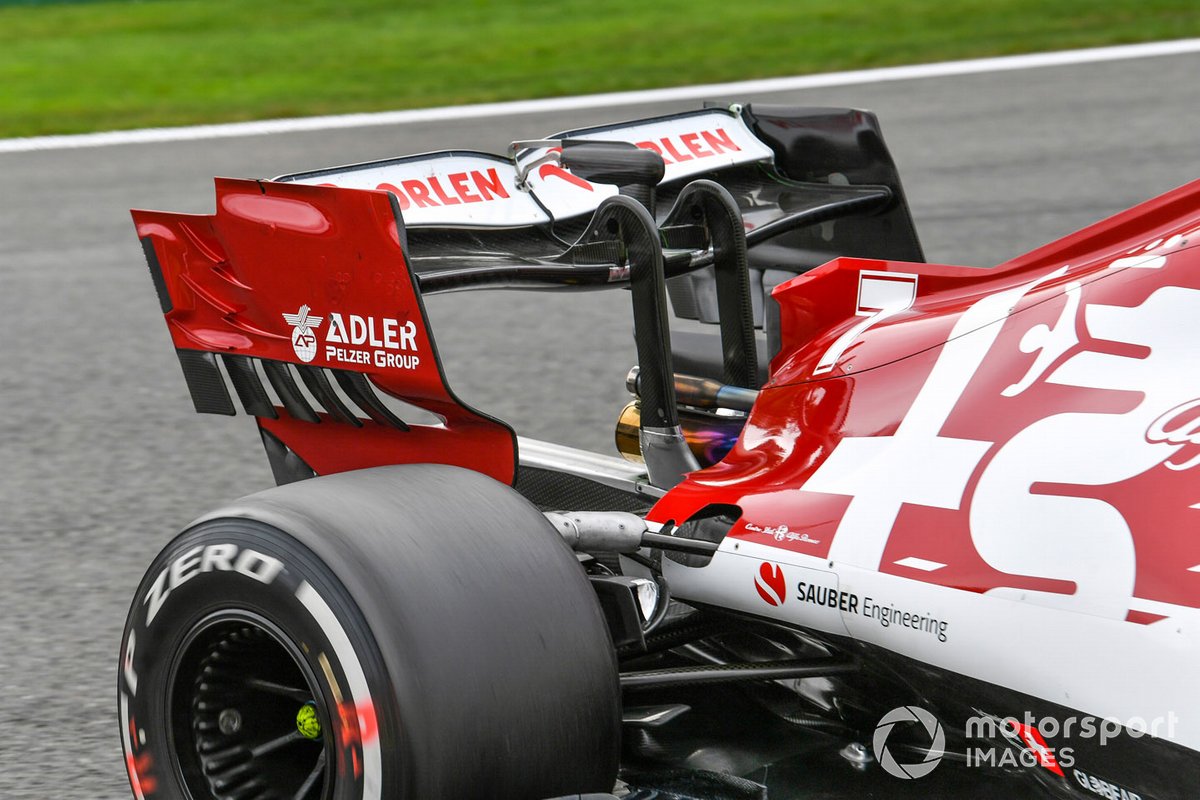 Aile arrière de Kimi Raikkonen, Alfa Romeo Racing C39