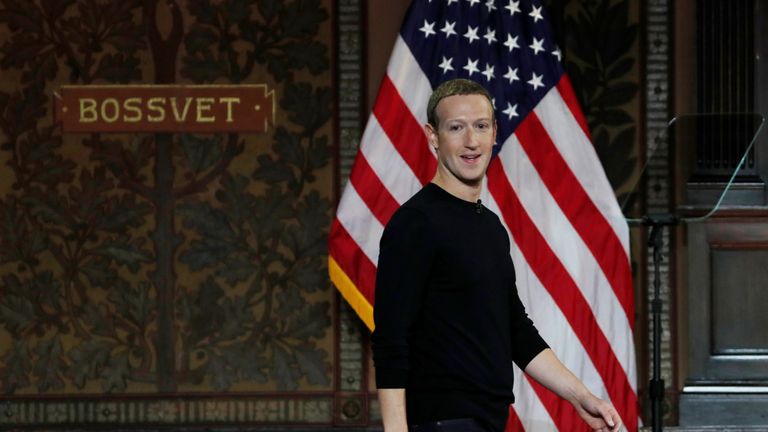 Patron de Facebook Mark Zuckerberg