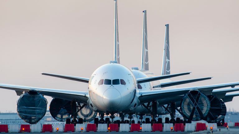 Avions au sol