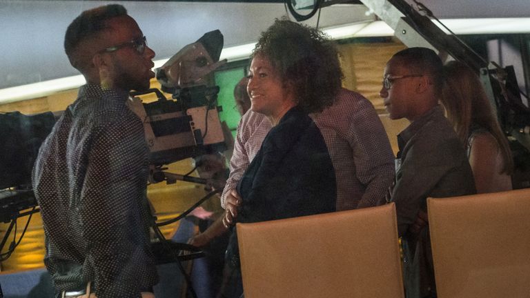 Rachel Dolezal apparaissant sur l'émission Today de NBC en 2015