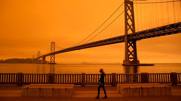 San Francisco a vu des cieux d'apparence apocalyptique