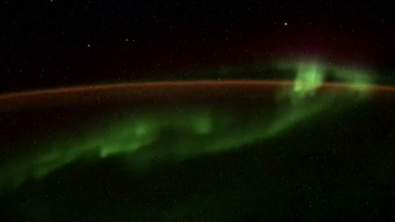 Lumières du sud de l'ISS