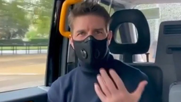 Tom Cruise fait un voyage dans un taxi londonien