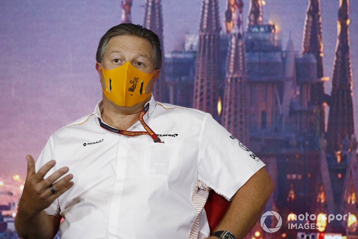 Zak Brown, directeur général, McLaren 