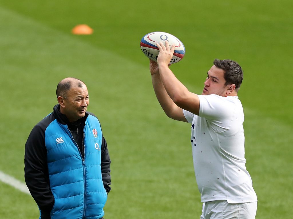 Eddie Jones et Jamie George, le «  chef du divertissement  » de l’Angleterre, veulent mettre des sourires sur les visages