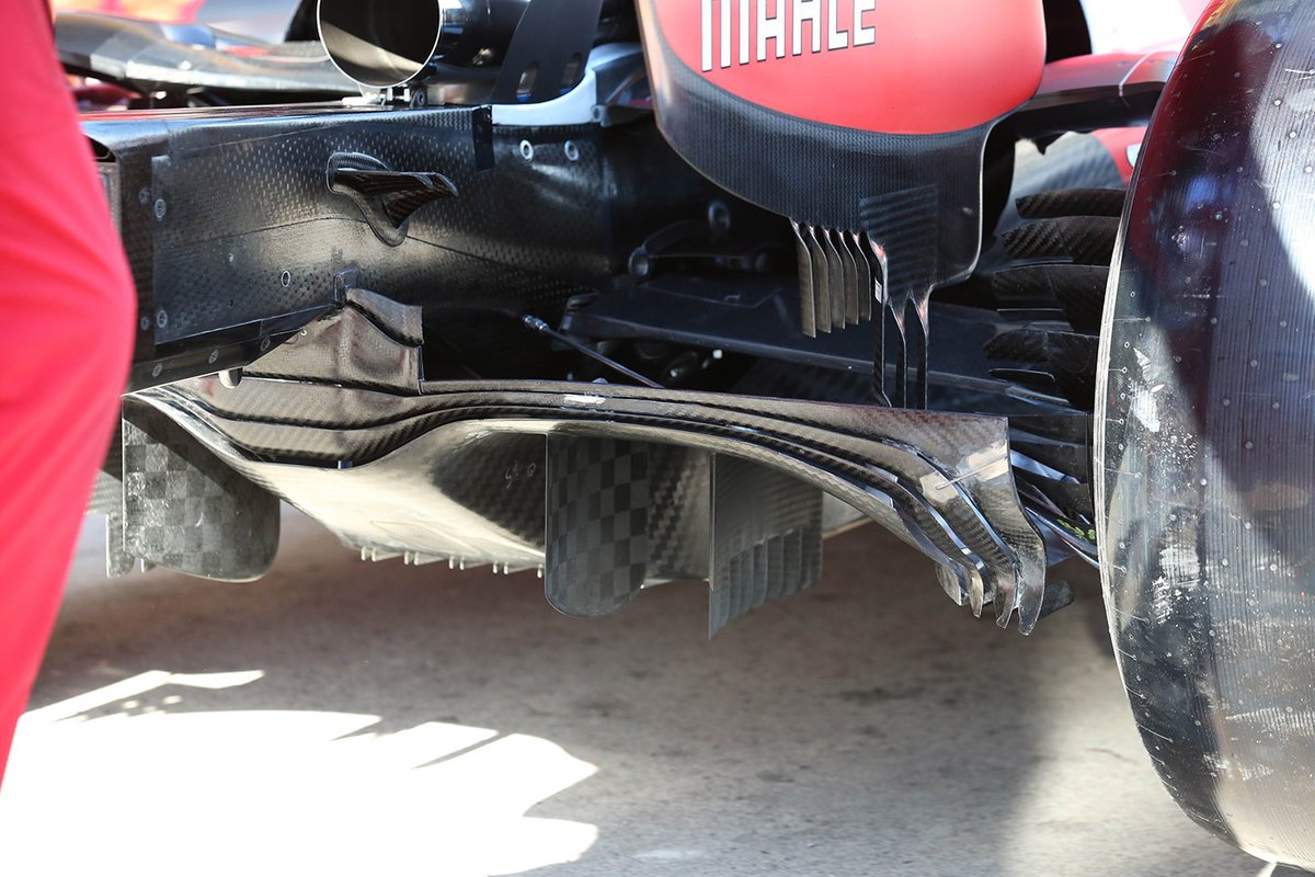Détail de l'arrière de la Ferrari SF1000 