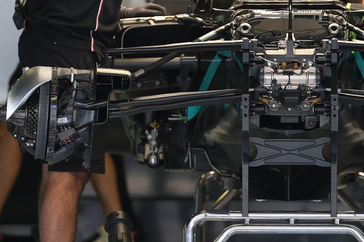Détail avant de la Mercedes W11