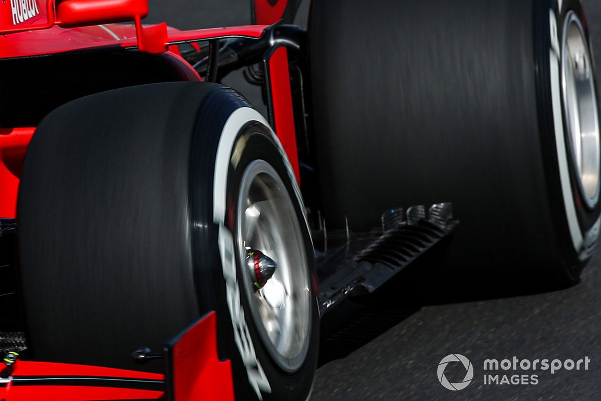 Détail du plancher de la Ferrari SF1000
