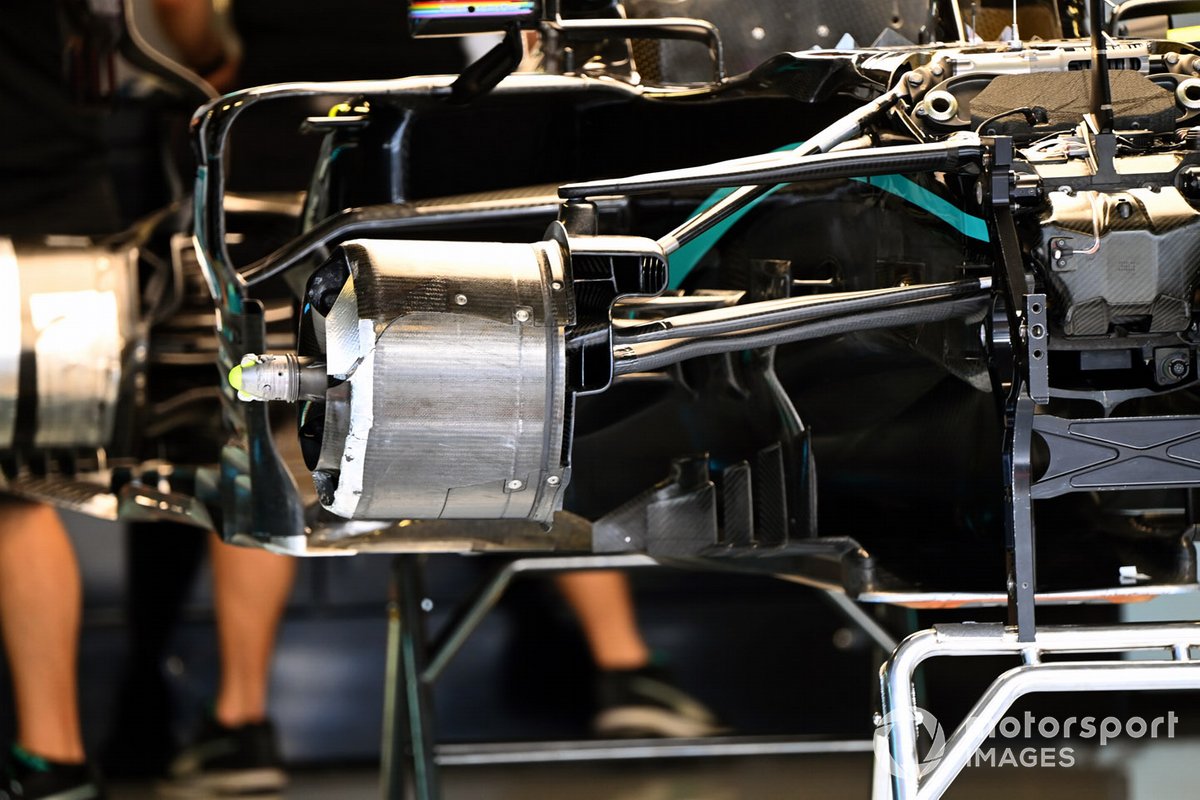 Détail technique de la Mercedes F1 W11