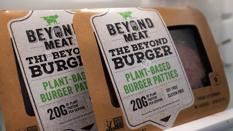 NEW YORK, NY - 13 JUIN: Dans cette illustration photo, des paquets de Beyond Meat 