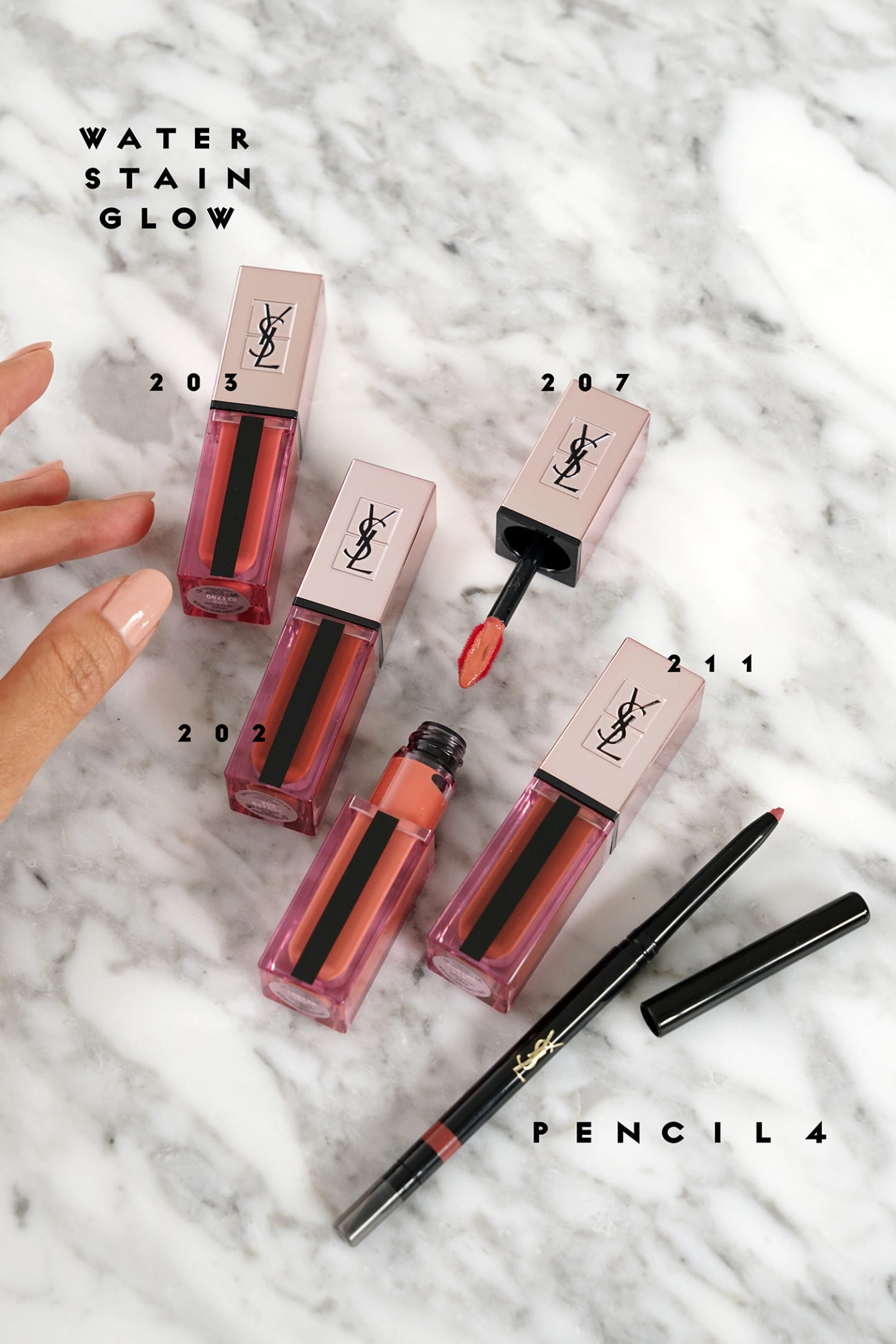 YSL Water Stain Glow Lips | Le Look Book Beauté