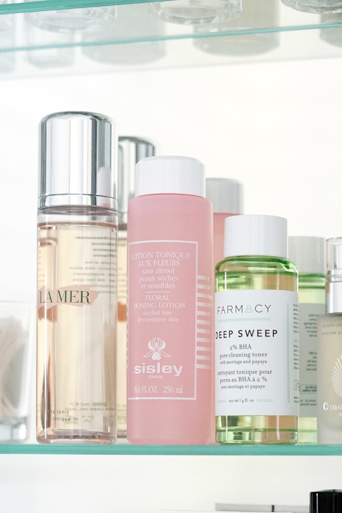 Meilleurs toners pour peaux sensibles, La Mer, Sisley et Farmacy