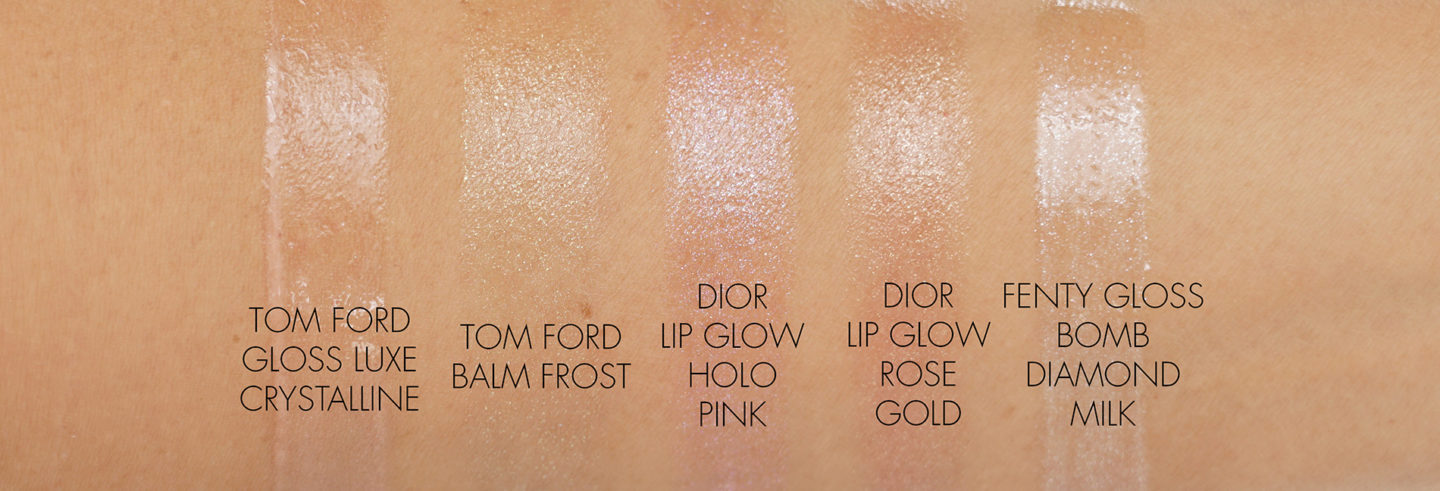 Comparaisons des échantillons Tom Ford Balm Frost