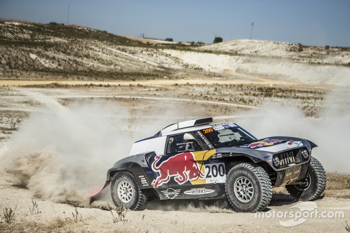 Carlos Sainz, Lucas Cruz, buggy MINI X-Raid
