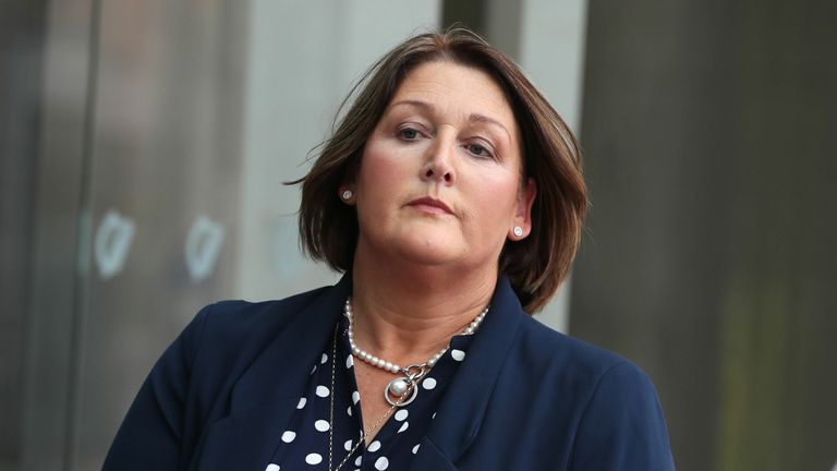 Caroline Donohoe, veuve d'Adrian Donohoe, 