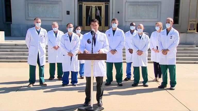 Les médecins qui s'occupent du président Trump font le point sur son état