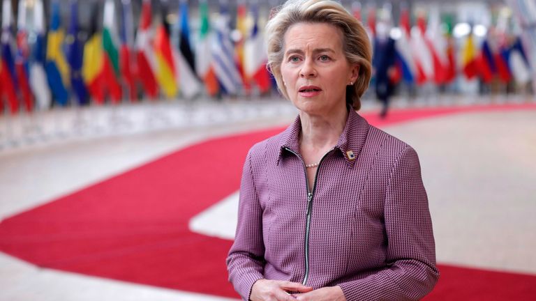 Présidente de la Commission européenne Ursula von der Leyen