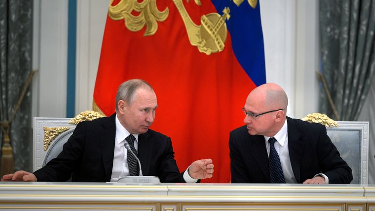 M. Kiriyenko travaille en étroite collaboration avec le président Vladimir Poutine