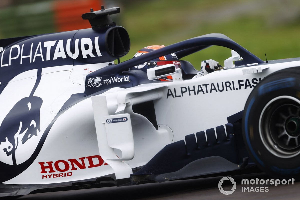 Yuki Tsunoda, Honda Formula Dream Project, teste l'AlphaTauri
