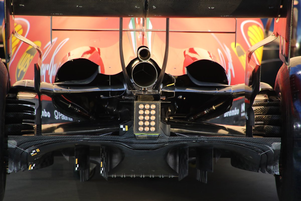 Détail de l'arrière de la Ferrari SF1000 