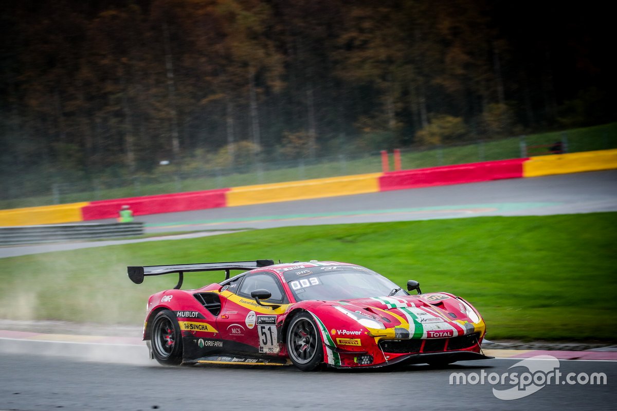 Ferrari 488 GT3 AF Corse n ° 51: Alessandro Pier Guidi, Nicklas Nielsen, James Calado