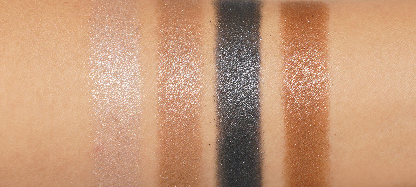 Charlotte Tilbury Dazzling Diamonds Luxury Palette of Pops Swatches via The Beauty Look Book