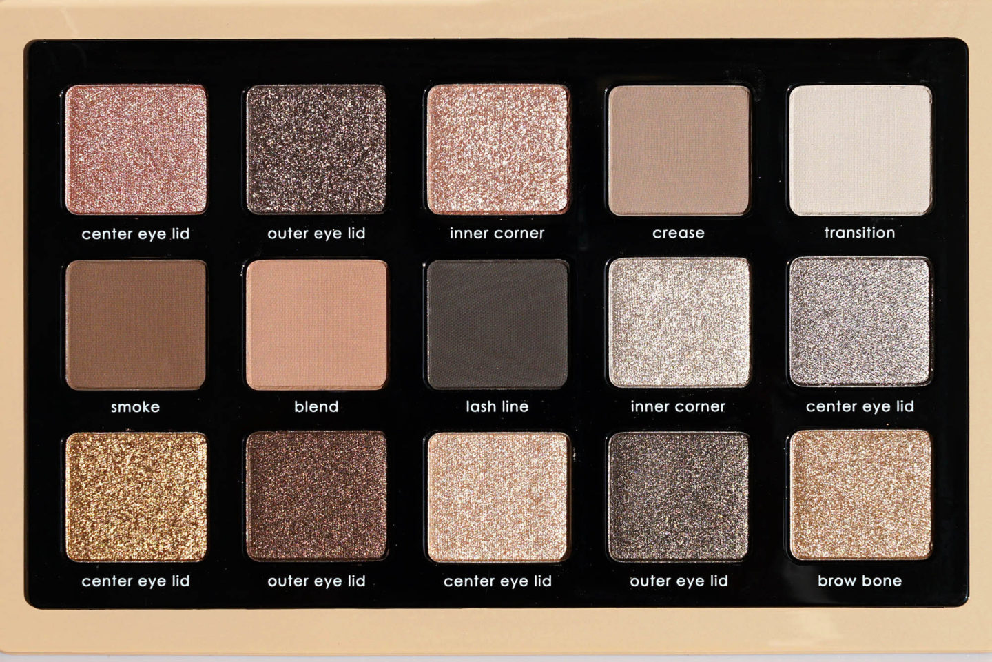 Palette de fards à paupières Glam Natasha Denona | Le Look Book Beauté