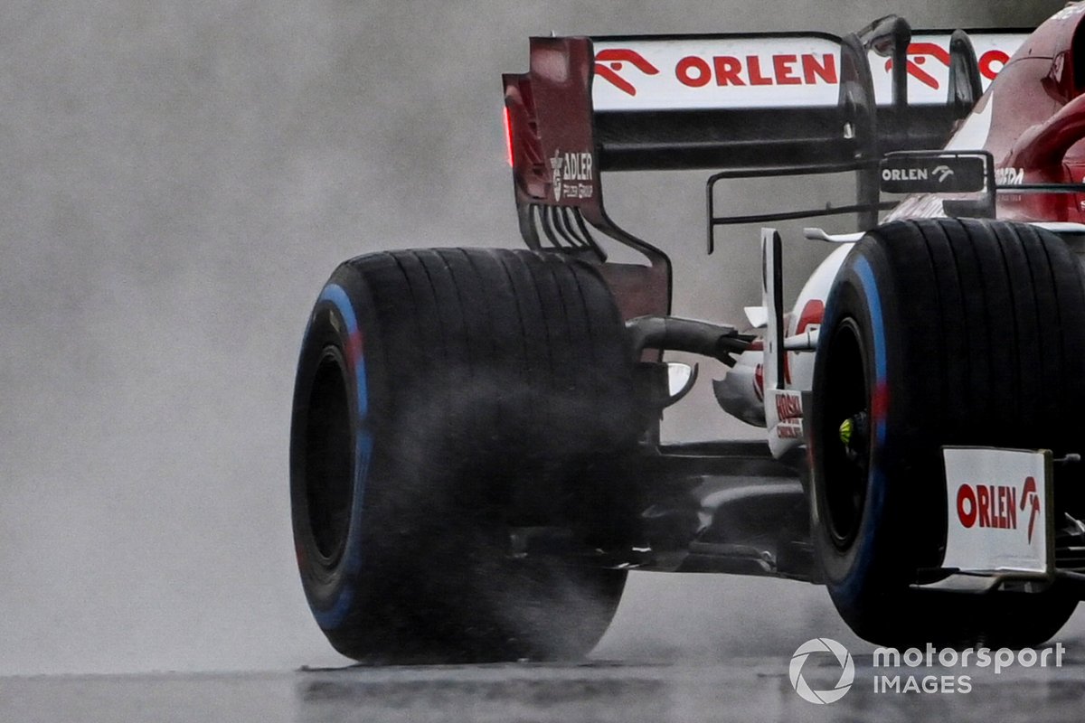 Détail de l'arrière de l'Alfa Romeo Racing C39