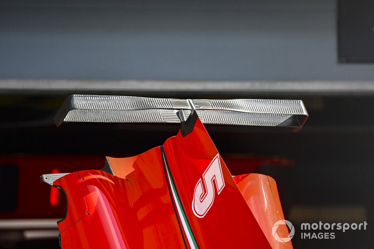 Détail de la carrosserie Ferrari