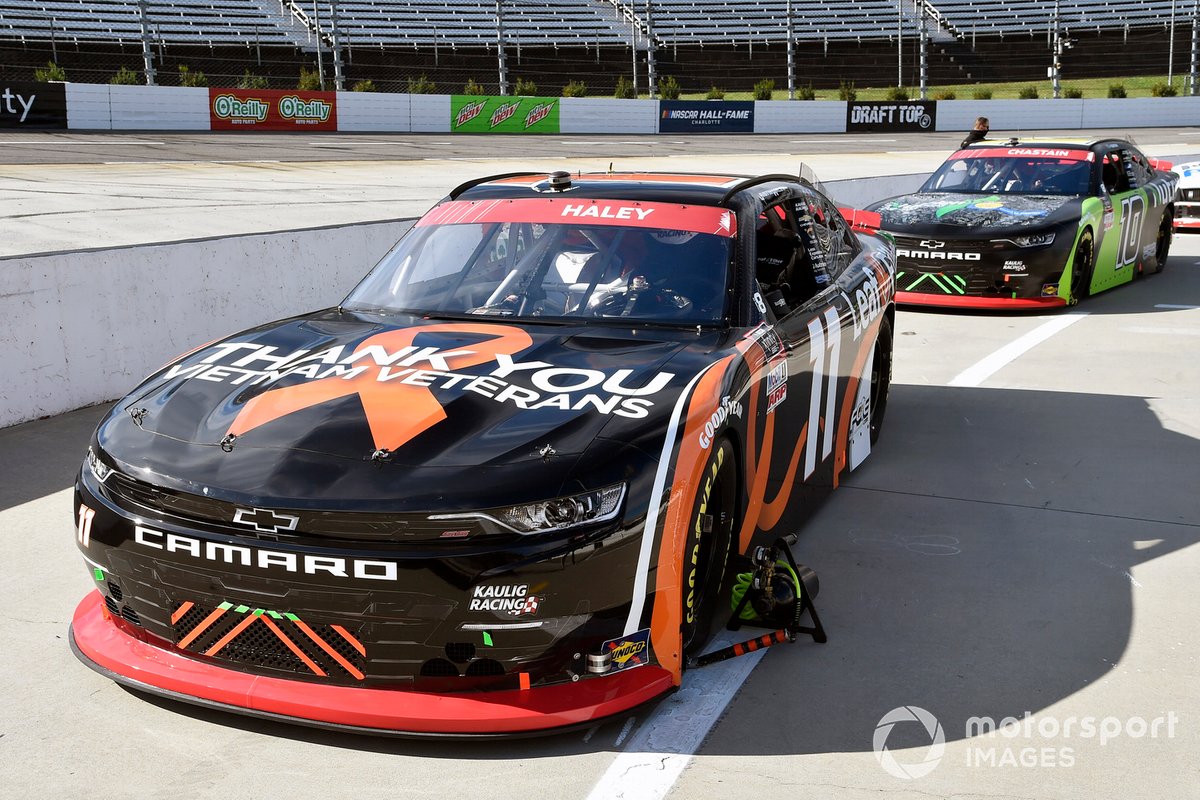 Justin Haley, Kaulig Racing, Chevrolet Camaro LeafFilter Gutter Protection